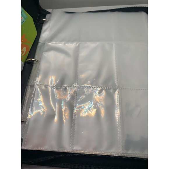 Chelsong Go Card Collector Binder With Lightning & Fire Print - Picture 3 of 4